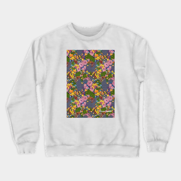 Tiger Moths Crewneck Sweatshirt by M.Castillo